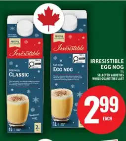 Food Basics IRRESISTIBLE EGG NOG offer