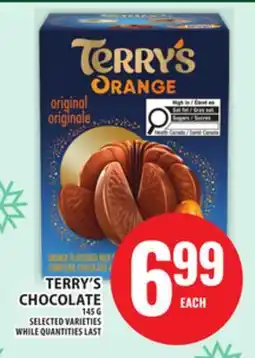 Food Basics TERRY'S CHOCOLATE offer