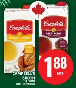 Food Basics CAMPBELL'S BROTH offer