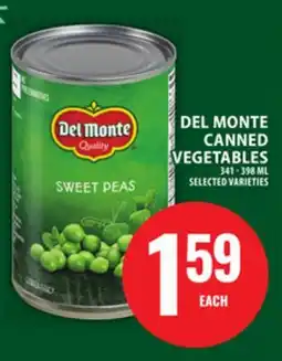 Food Basics DEL MONTE CANNED VEGETABLES offer