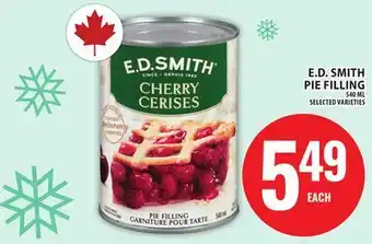 Food Basics E.D. SMITH PIE FILLING offer
