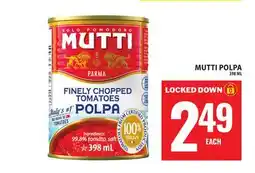 Food Basics MUTTI POLPA offer