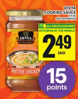 Food Basics DIVYA COOKING SAUCE offer