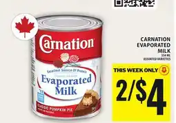 Food Basics CARNATION EVAPORATED MILK offer