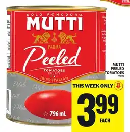 Food Basics MUTTI PEELED TOMATOES offer