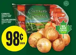 Food Basics CARROTS OR YELLOW ONIONS offer