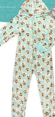 Toys R us Aqua Sloth Flannel Fleece Onesie offer