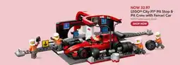 Toys R us LEGO City F1 Pit Stop Pit Crew with Ferrari car offer