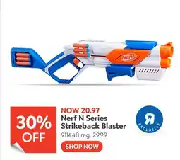 Toys R us Nerf N Series Strikeback Blaster offer