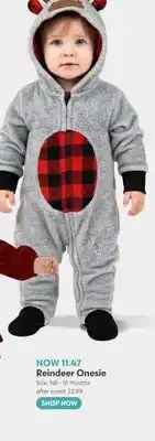 Toys R us Reindeer Onesie offer