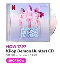 Toys R us KPop Demon Hunters CD offer