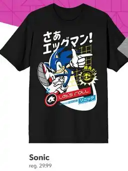 Toys R us Sonic T-Shirts offer