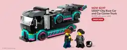 Toys R us LEGO City Race Car and Car Carrier Truck offer