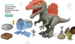 Toys R us Jurassic World Crushivores Spinosaurus Cage Crasher offer