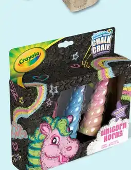 Toys R us Crayola Unicorn Horn Outdoor Chalk - 3 Count offer