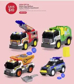 Toys R us Dickie Toys Medium Action Vehicles Assortment offer
