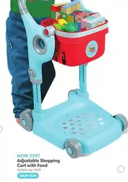 Toys R us Adjustable Shopping Cart with Food offer