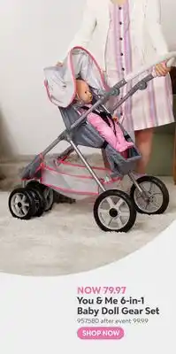 Toys R us You & Me 6-in-1 Baby Doll Gear Set offer