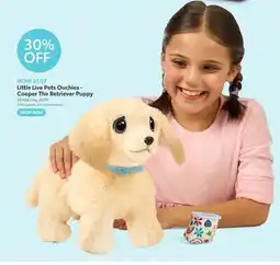 Toys R us Little Live Pets Ouchies - Cooper The Retriever Puppy offer
