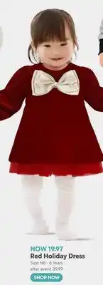 Toys R us Red Holiday Dress offer