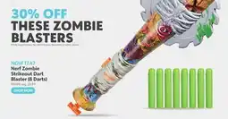 Toys R us Nerf Zombie Strikeout Dart Blaster (8 Darts) offer