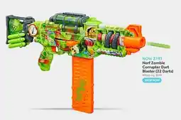 Toys R us Nerf Zombie Corrupter Dart Blaster (22 Darts) offer