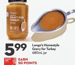 Longo's Longo's Homestyle Gravy for Turkey offer