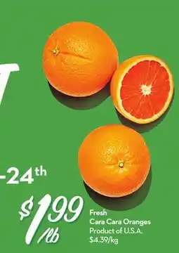 Longo's Fresh Cara Cara Oranges offer