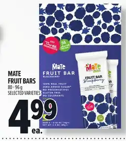 Metro MATE FRUIT BARS offer