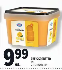Metro ABE'S SORBETTO offer