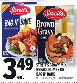 Metro STREIT'S GRAVY MIX, BREADCRUMBS OR BAG N'BAKE offer