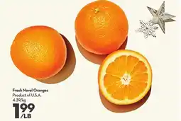 Longo's Fresh Navel Oranges offer