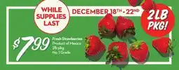 Longo's Fresh Strawberries offer