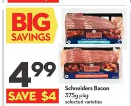 Longo's Schneiders Bacon offer