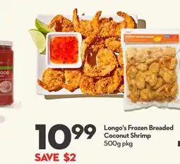 Longo's Longo's Frozen Breaded Coconut Shrimp offer