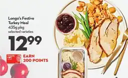 Longo's Longo's Festive Turkey Meal offer