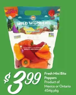Longo's Fresh Mini Bite Peppers offer