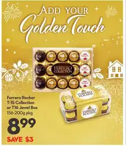 Longo's Ferrero Rocher T-15 Collection or T16 Jewel Box offer