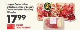 Longo's Longo's Curato Italian Entertaining Tray or Longo's Curato Antipasto Party Tray offer