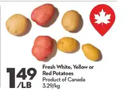 Longo's Fresh White, Yellow or Red Potatoes offer