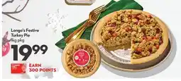 Longo's Festive Turkey Pie offer