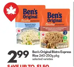 Longo's Ben's Original Bistro Express offer