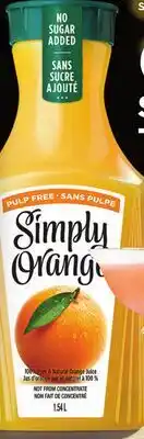 Longo's Simply Orange Juice offer