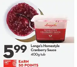 Longo's Longo's Homestyle Cranberry Sauce offer