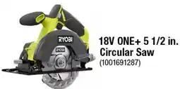 Home Depot RYOBI 18V ONE+ 5-1/2 in Circular Saw offer