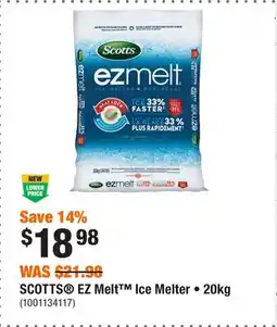 Home Depot SCOTTS EZ Melt Ice Melter • 20kg offer