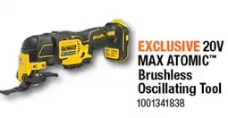 Home Depot Dewalt 20V MAX ATOMIC Brushless Oscillating Tool offer