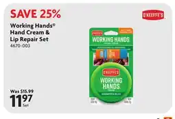 Home Hardware Working Hands Cream & Cooling Lip Balm - 2 Pieces offer
