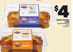 Loblaws CRISPY POUND CAKE, 386 G offer