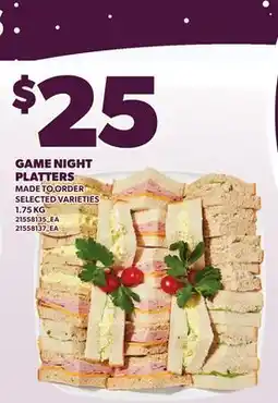 Loblaws GAME NIGHT PLATTERS, 1.75 KG offer